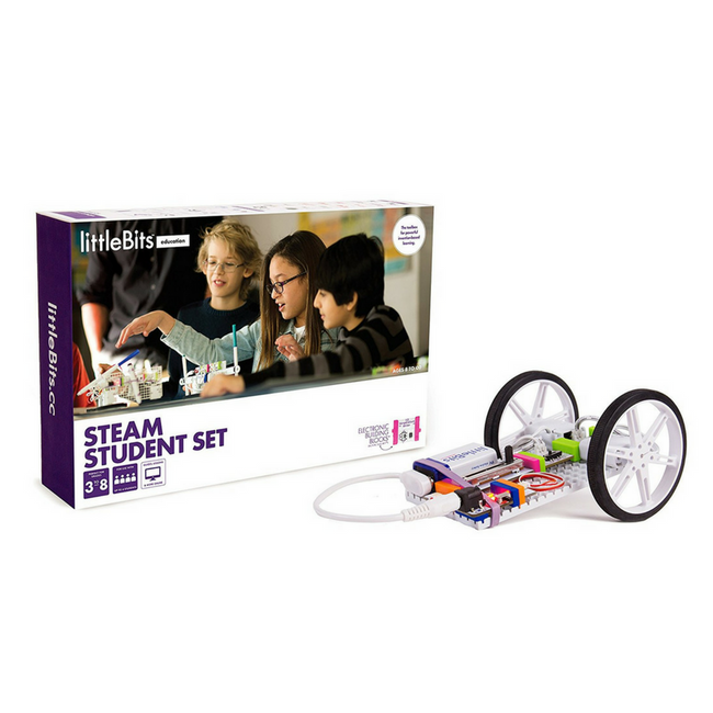 Coding blocks LittleBits STEAM Student Set rent robot kit robot toy