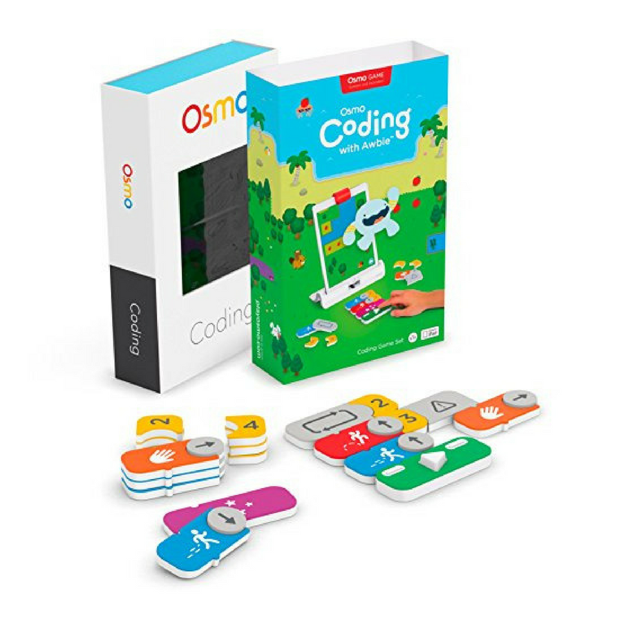 coding games Osmo Genius Kit + Coding Awbie rent robot toy robot kit coding game